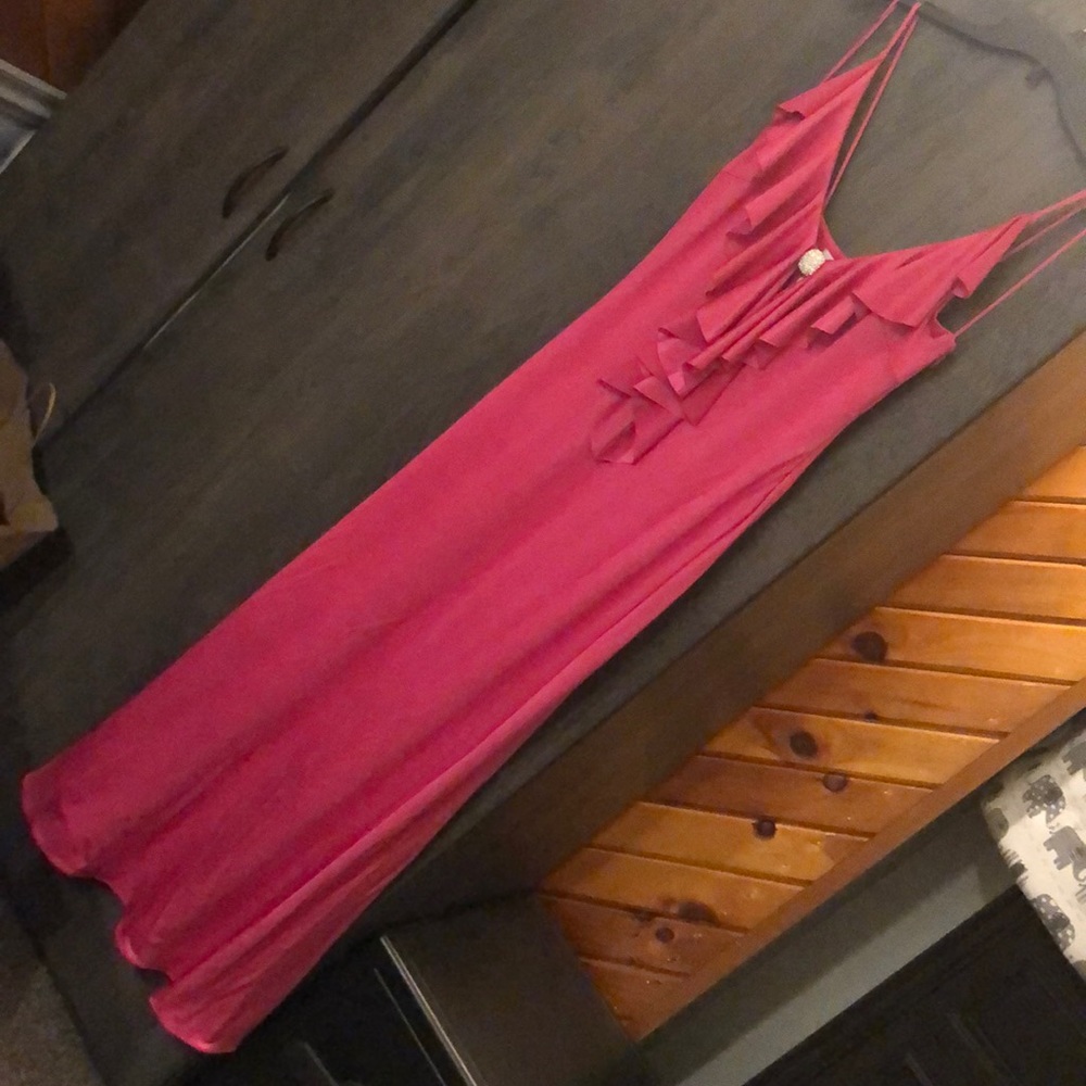 Cache sexy gorgeous pink maxi dress